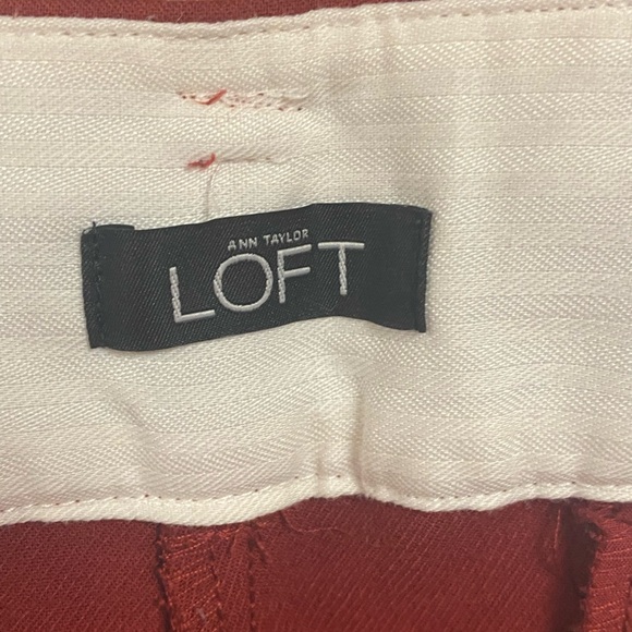 LOFT Ankle Trouser in Julie fit (Brick Red) - Picture 5 of 6